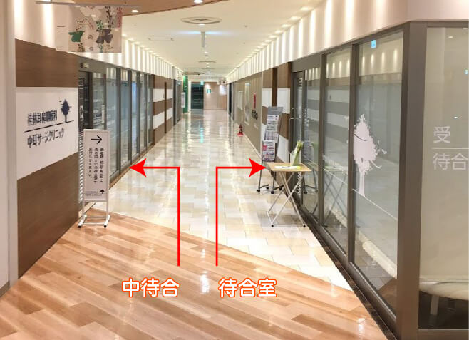 待合室と中待合について